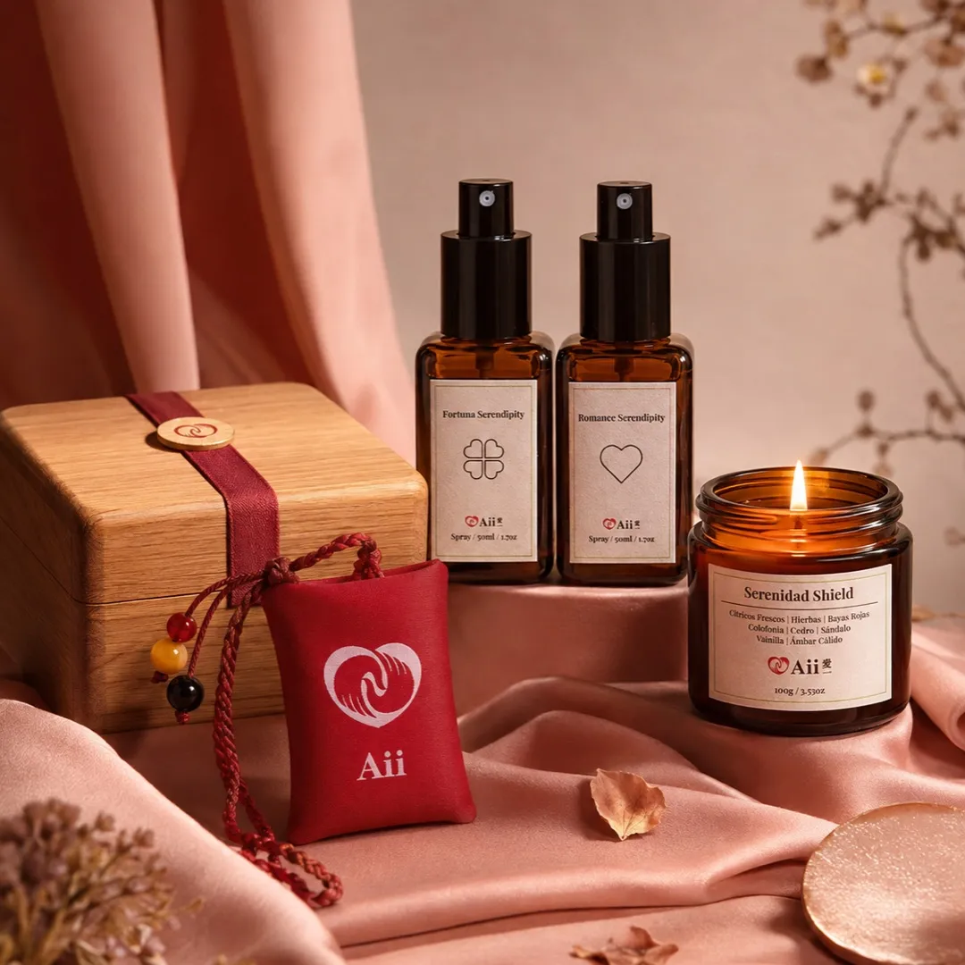 AI-generated warm product ritual composition
